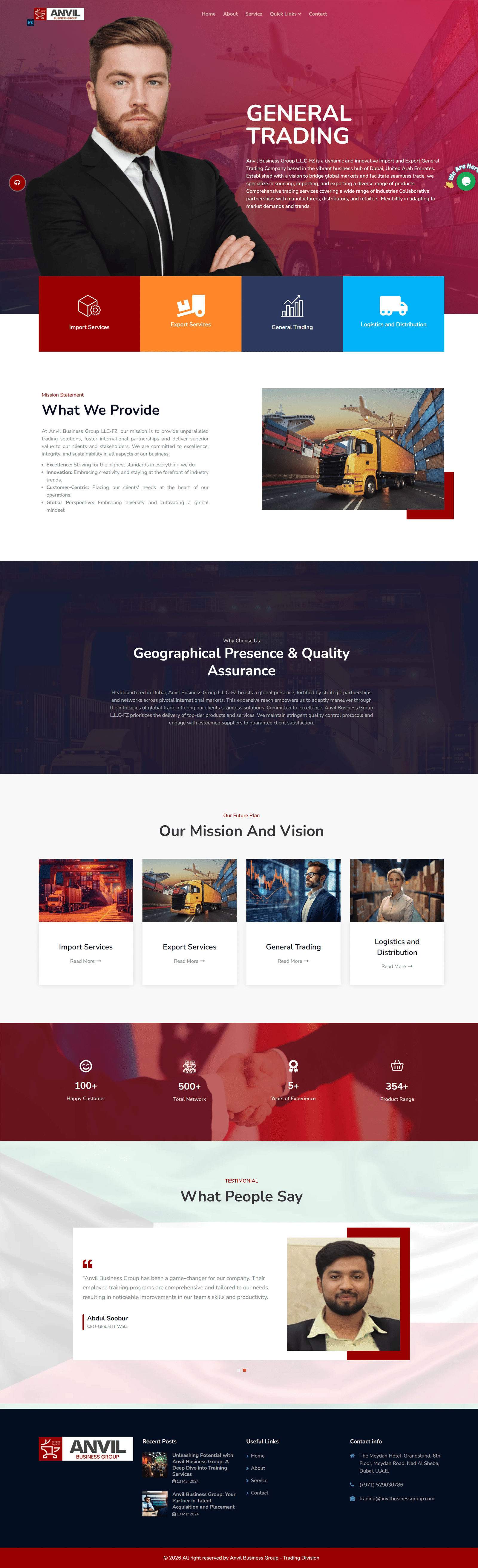 Anvil Business Group – Trading Division